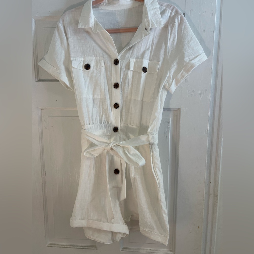White Romper